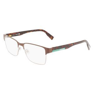 New Lacoste L-2286 201 Matte Brown Eyeglasses 53/17/145